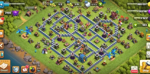 COC168 Semi Max TH12 | BK 40 AQ 40 MP 28 Warden 25 | 5 Builders | 984 Gems 